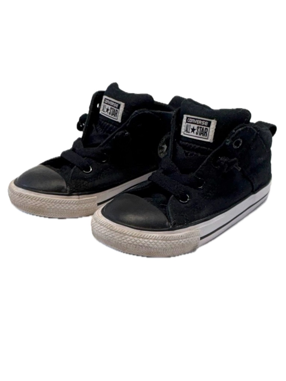 Converse Chuck Taylor All Star Brea Black Gold High Top Toddler Sneaker Size